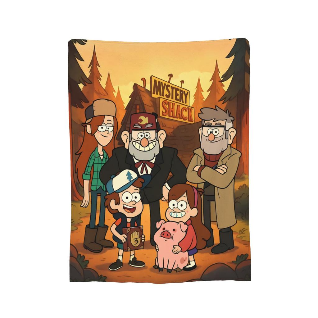 Gravitys Falls Bill Cipher Blanket Flannel  Super Warm Throw Blankets for Bedding Couch Bedroom Quilt