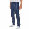 Leather Pant Real Leather Casual Jeans Biker Pant Men's Blue Genuine Lambskin Handmade