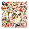 50 Retro Pin-Up Graffiti Sexy Beauty Stickers, Waterproof for Skateboards and Suitcases