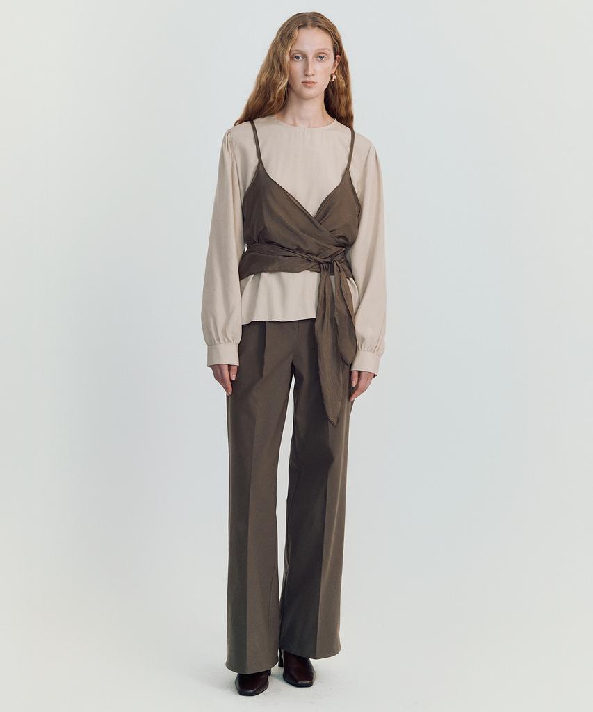 Meibeoyu Pit Wool Slacks _ Brown