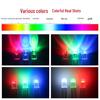 5mm RGB LED Lamp Beads, Round Head, High Brightness, Common Cathode/Anode, Through-Hole, Four-Legged