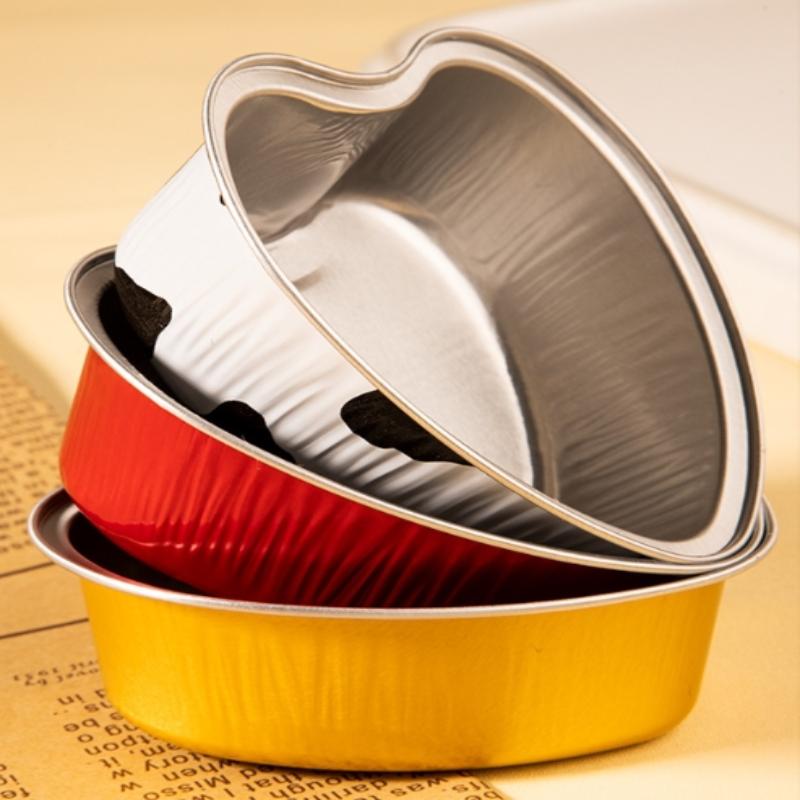 Mini košíček na dort Hliníková fólie Košíčky na cupcake Pečicí košíčky Pouzdra Muffinové krabičky Nepřilnavé Pudingové dezertní pohárky Kuchyňské nářadí