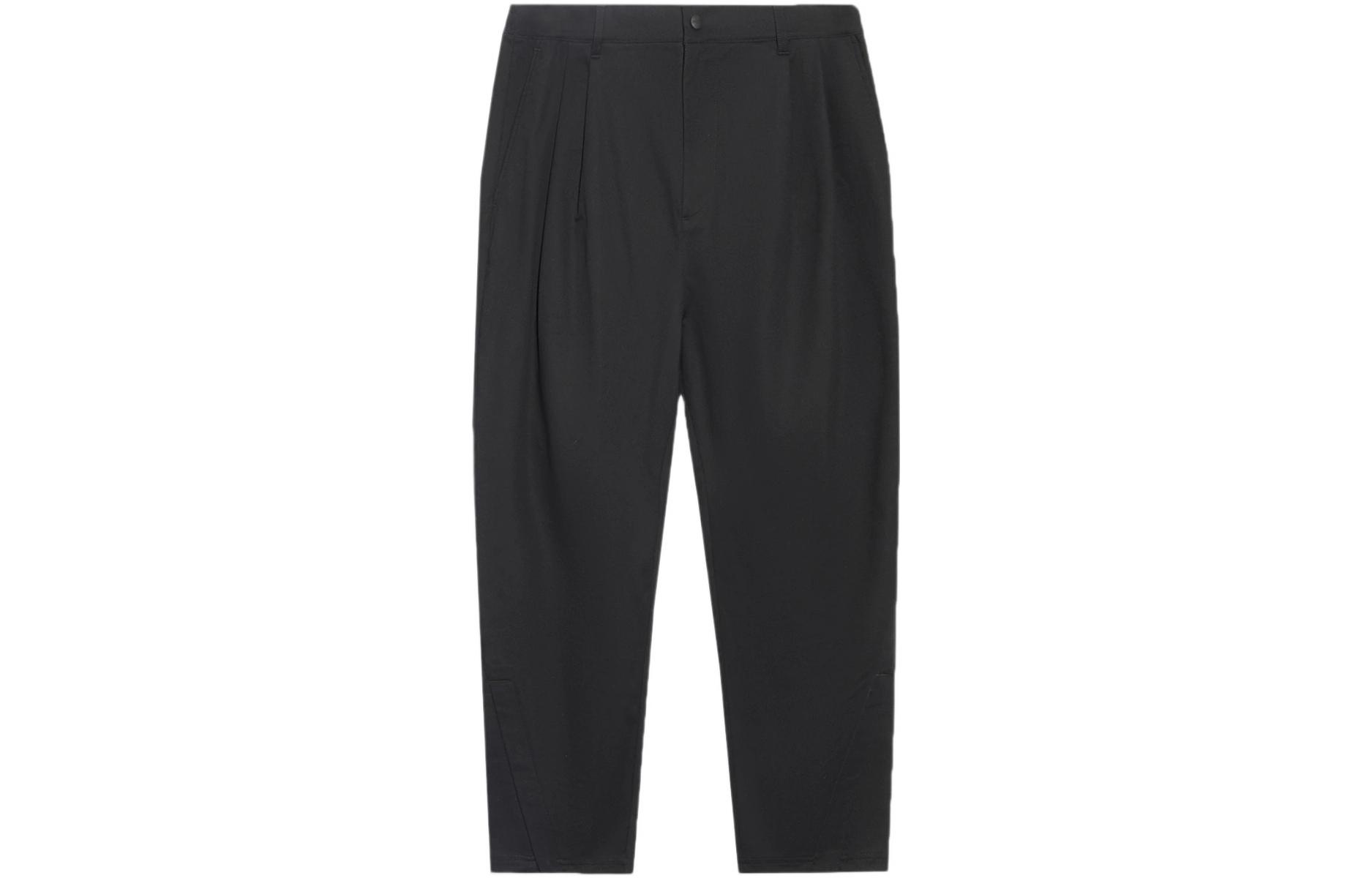 Li Ning China Li Ning Casual Pants Men s Black Moderate Straight Fit Pants AKXS115-1 S