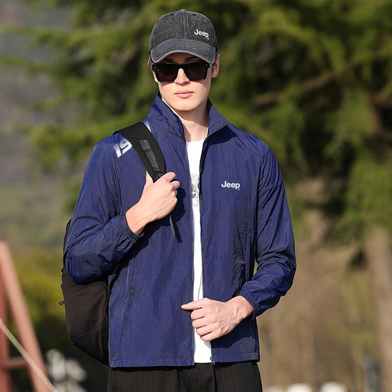 JEEP Men's Lightweight Summer Sun Protection Jacket