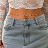 Sexy Elegant Belly Chain Colorful Crystal Waist Chain Adjustable Bikini Belt for Women