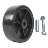 6inch Trailer Jacks Wheel Rubber Construct Round Wheel Robusts Load Bearing Quick Installs for Easy Vehicle Maintenance