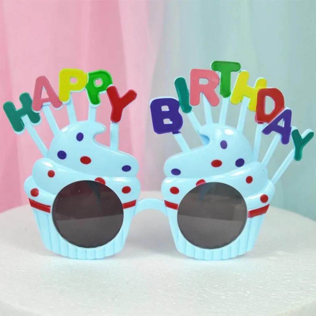Party Glasses Themed Birthday Eyeglasses Cake Eyewear Sunglasses Clothing Decoration Gift Photography Portable Sunglasses Accessory