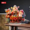 Colorful God of Wealth Symbolizes the Traditional Festival Role of Prosperityperfect for New Year Home Decora and Desktop Decora