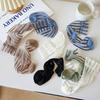 Summer Ultra-thin Women Socks Transparent Crystal Silk Socks Korean Fashion Striped Harajuku Streetwear Nylon Loose Long Socks