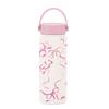 Stainless Steel Insulated Water Bottle 550ml Wide Mouth Portable Travel Mug With Handle Outdoor Gym Office
