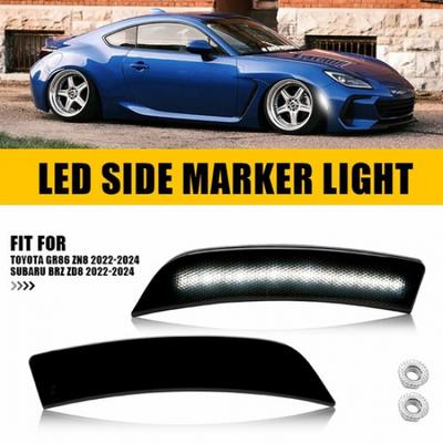 Smoked Lens White LED Side Marker Light For Toyota GR86 ZN8 -2024 SU00308732