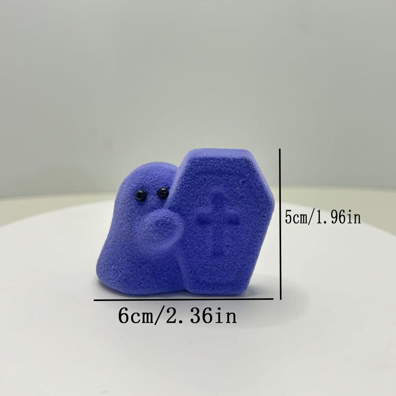 Креативное Хэллоуинское Флокированное Пенопластовое Украшение-Призрак и Надгробие - Милое DIY Украшение для Розыгрыша