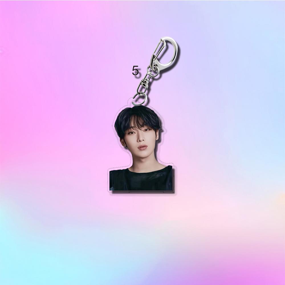 1pc ENHYPEN Kpop Acrylic Keychain Real Photo Member Figure, Jungwon Jay Jake Sunghoon Sunoo Ni-ki Half Body Portrait Keyring, Engene Fans Gift