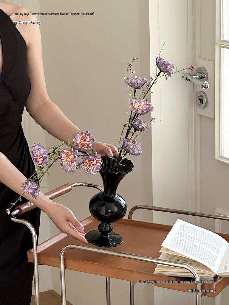 Nemophila Luxury Artificial Flower Arrangement for Living Room and Dining Table
