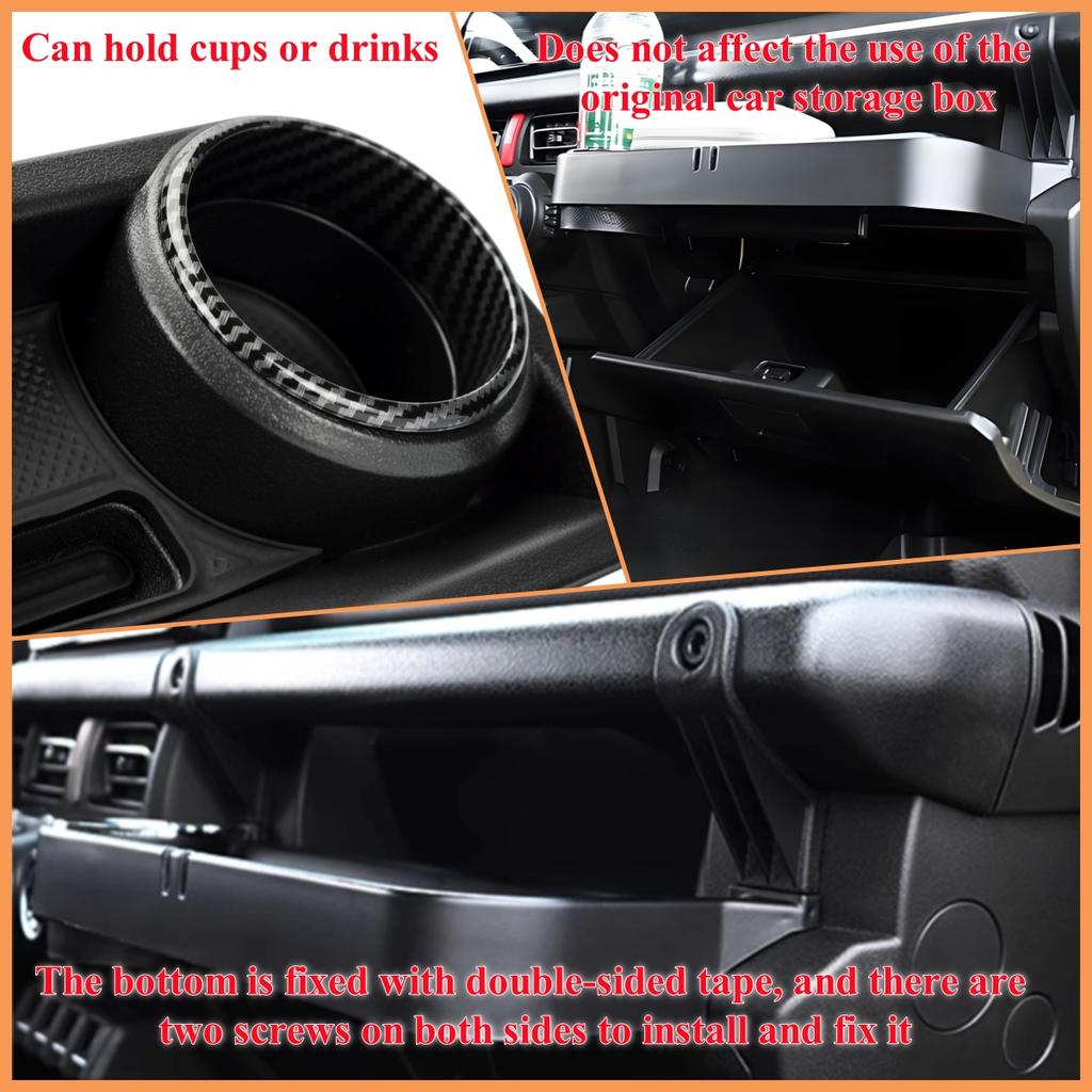 Car Co-pilot Handle Expansion Storage Box Organizer Tray Cup Holder for Suzuki Jimny JB64 JB74 JC74 2019-2026 Interior Accessory