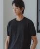 ALVINCLO [Deluxe] Linen Short Sleeve Round Knit Dlx1521 (4 Colors)