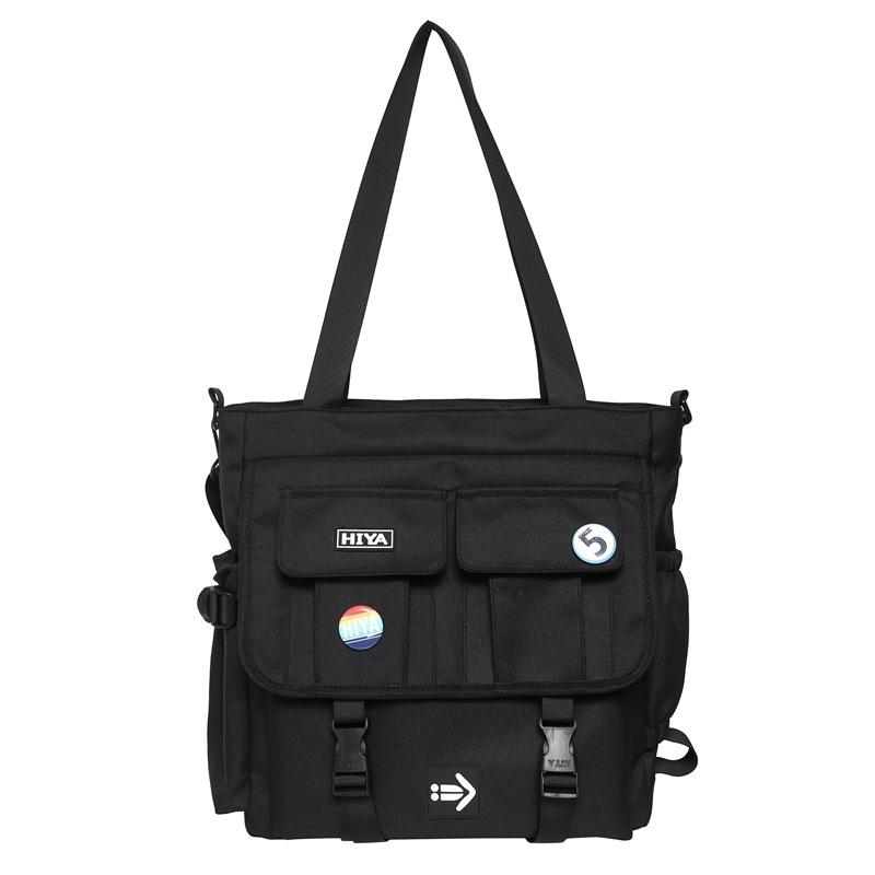 Gangfeng tooling locomotive ins neutral large-capacity student tutoring bag 25 spring new commuter shoulder messenger bag