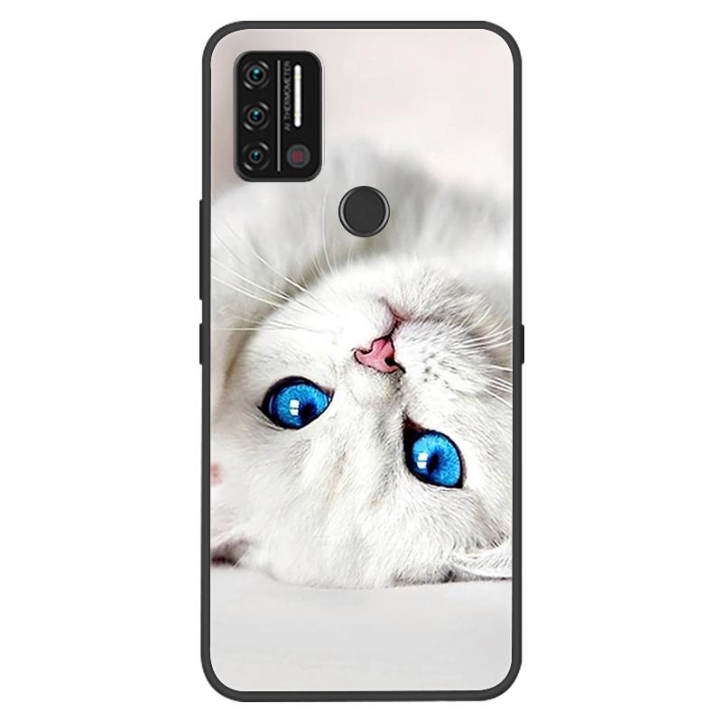 Custodia Per Umidigi A7 A9 Pro Custodie Morbido Silicone Protezione Stampa Coperture Nere per Umidigi A9 A7 Pro Funda Coque A9Pro A 9 Capa