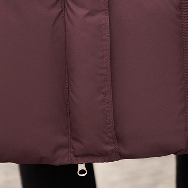 Fashion Winter Jackets Woman Long Parkas Hooded Loose Thick Warm Overcoat Casual Women's Coats