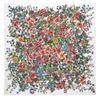 DOYOUKNOWMC ALL SEASON Flower Garden Green Petite Scarf