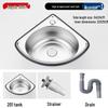 CHENDU Stainless Steel Kitchen Sink with Pearl Sand Finish