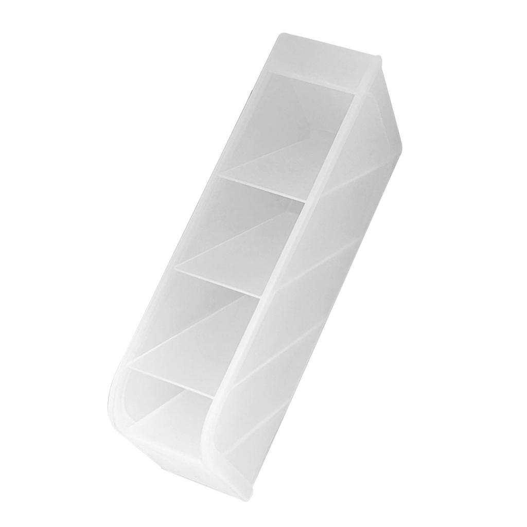 Desktop Storage Box 4 Layers Cartoon Space Saving Durable Lipstick Organizer Box for Desk Home