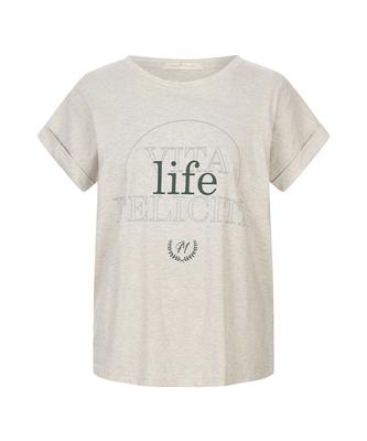 MAREMONTE Life Print T-Shirt_M245Mts42D0