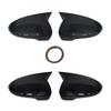 For Hyundai Tucson 2015- 2016 2017 2018  Car Rear View Mirror Ox Horn Side Cover Trim Frame Sticker Caps