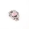 Pink Cat's Eye Gemstone 925 Sterling Silver Jewelry Handmade Designer Pendant CP-6-47