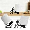 New Cute Funny Black Ant Shape Toilet Paper Holder 3D Printed Toilet Paper Holder Bathroom Decor For Bathroom Kitchen RV Camping