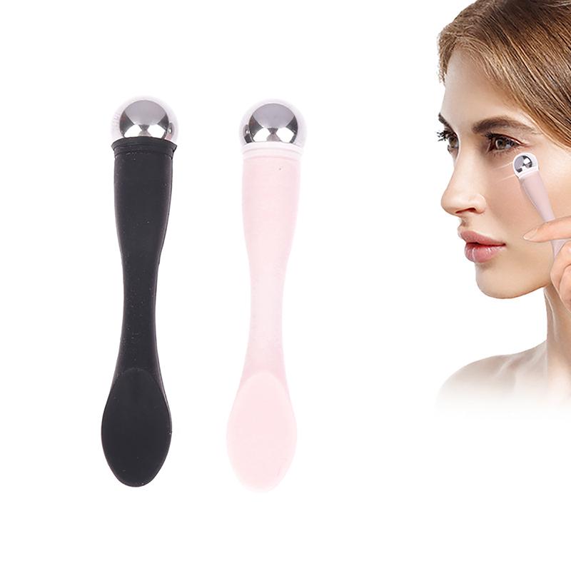 Eye Skin Massager Unbreakable Reduce Puffiness Zinc Alloy Eye Cream Applicator