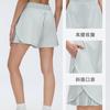 Quick-dry Loose Yoga Shorts for Women, Outdoor Training Sports Shorts, High-waisted Slimming Running Pants, Tennis and Badminton