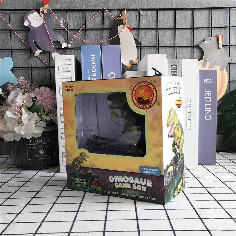 Dinosaur & Dog Money-Eating Piggy Bank: Fun Electric Cartoon Toy