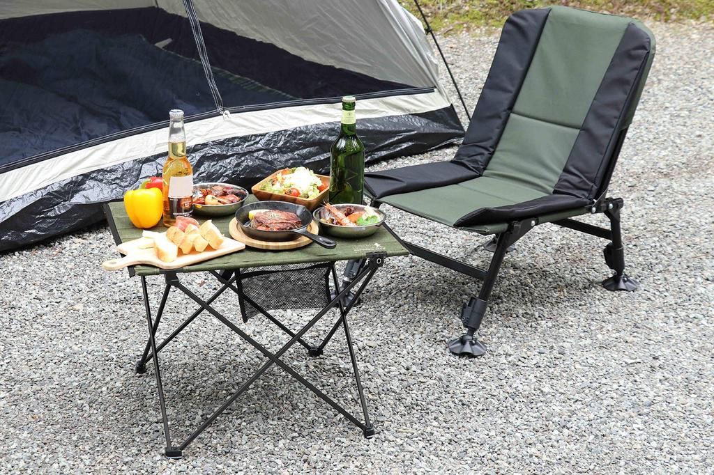 OUTDOOR MAN HANGING CHAIN TABLE Camping Outdoor Glamping BBQ Compact Vacation Touring Foldable Ultra Light Washable Easy Assembly KOFT-005G