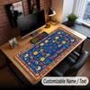 Fish Ocean Theme Custom Mouse Pad Personalized With Name Text Customized Desk Mat For Office Home Decor