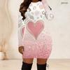 Womens Plus Size Long Sleeve Bodycon Midi Dress Slim Fit Soft Casual Party Evening Dress