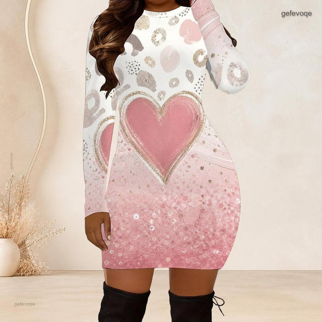 Womens Plus Size Long Sleeve Bodycon Midi Dress Slim Fit Soft Casual Party Evening Dress