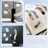5pcs/set 4.7inch Magnetic Bookmark Set Multicolor Foldable Reading Page Label Holder Waterproof Cardboard Book Marks