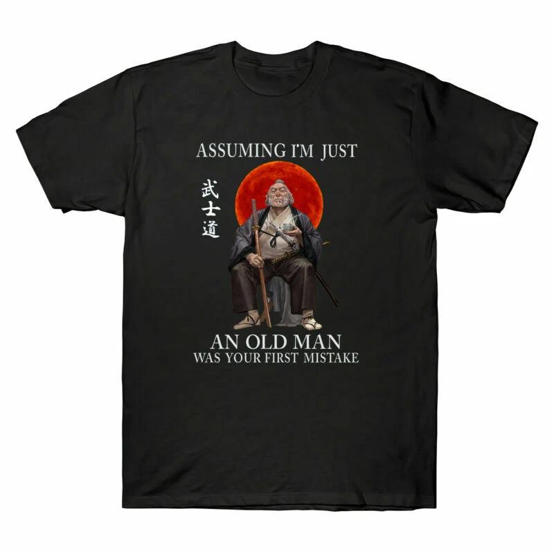 Ronin Assuming I m Just An Old Man Was Your First Mistake Vintage Men s T-Shirt XXXXL