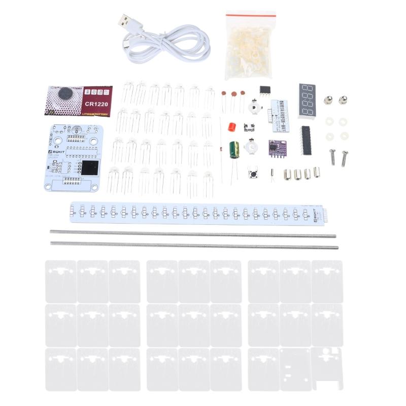 

Sound Reactive LED Spectrum Tower, Colorful Auditory Visualizer, Voice Column Light Cube LED Leveling Set for Hobbyists 1