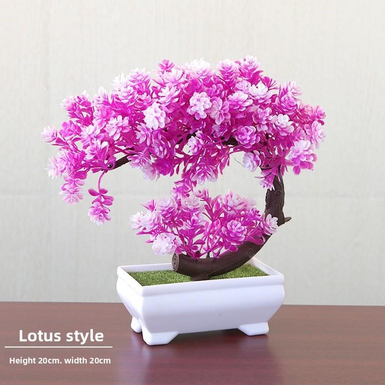Plastic Bonsai Terrarium With Creative Design For Indoor Garden Display