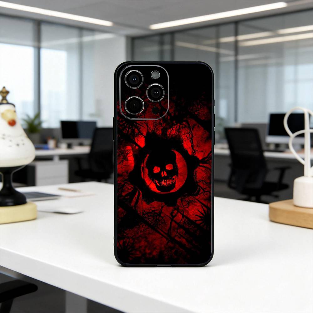 Game G-Gears Of W-War-es Phone Case For iPhone 17, 16,15,14,13,12,11 Plus,Pro Max, Others Soft Black Cover