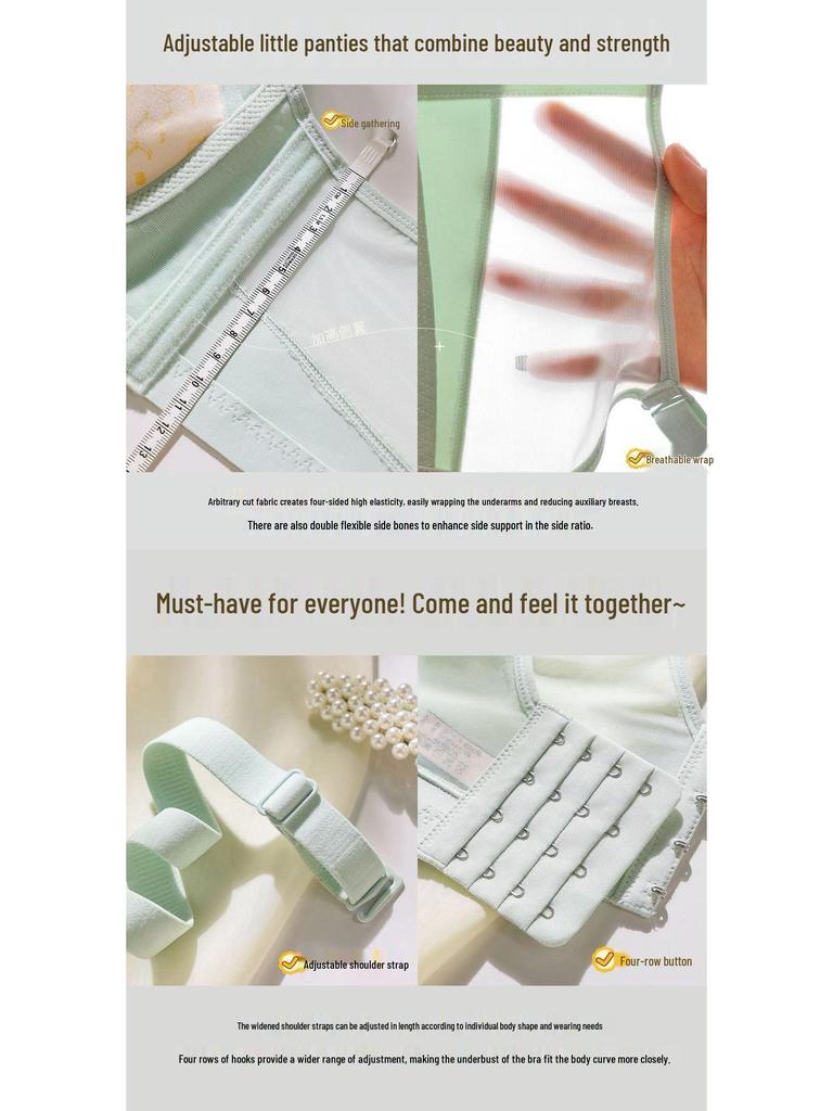 Lace Push-Up Sexy Lingerie Set - Enhancing Bra & Panty with Side Support