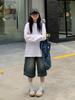 2000s Y2k Vintage Baggy Trousers Women Retro Wide Leg Jeans Pants Korean Streetwear Casual Oversize Washed Denim Shorts Summer