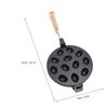 Stampo Biscotti Noci Lega di Alluminio 12 Fori Stampo Noci Produttore Biscotti Noci Torte Uova Waffle