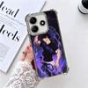 Anime Fushiguro Toji JUJUSU Soft Phone Case For Xiaomi Redmi Note 14 15 Pro Plus 13 12 11S 11T 5G 10 9S 9 Plating Anti-Fall Fund