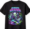 Rave Reaper Unisex TShirt DJ EDM Skeleton Neon Gothic Graphic Tee S5XL