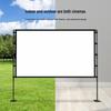 SMVP Outdoor Portable Projector Screen with Dual Stand