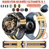 Huawei Watch Ultimate 2 Erkekler İçin Çift Renkli İş Stili 22mm Kayış Hızlı Çıkarma Silikon Bant Ultimate 2 1 İçin