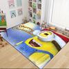 1Pc Christmas Minion Celebration Carpet Rug Soft Washable Antislip Home Living Room Sofa Mats Personalized Christmas Rug